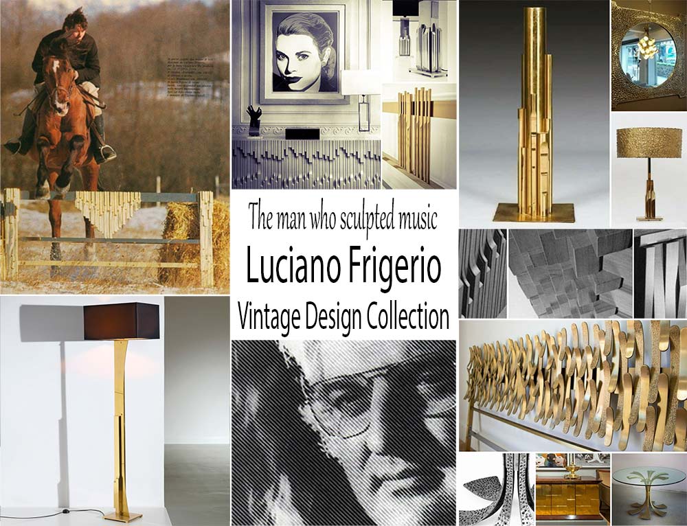 Luciano Frigerio vintage design collection